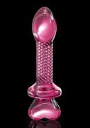 Icicles No. 82 Textured Glass Juicer Anal Probe With Heart...